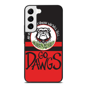GEORGIA BULLDOGS DAWGS STRIP Samsung Galaxy S22 Case
