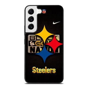 PITTSBURGH STEELERS BLACK AND GO NATION Samsung Galaxy S22 Case