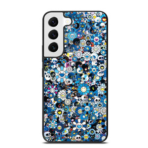 TAKASHI MURAKAMI FLOWERS BLUE Samsung Galaxy S22 Case