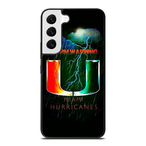 UM MIAMI HURRICANES NFL THUNDER Samsung Galaxy S22 Case UM MIAMI HURRICANES NFL THUNDER Samsung Galaxy S22 Case