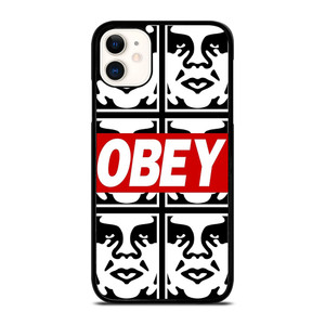 OBEY LOGO COLLAGE iPhone 11 Case OBEY LOGO COLLAGE iPhone 11 Case