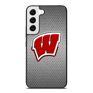 WISCONSIN BADGER EMBLEM Samsung Galaxy S22 Case WISCONSIN BADGER EMBLEM Samsung Galaxy S22 Case