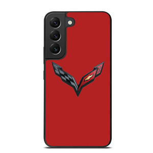 CORVETTE STINGRAY CHEVY RED Samsung Galaxy S22 Plus Case