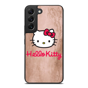 HELLO KITTY FACE WOOD Samsung Galaxy S22 Plus Case