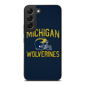 MICHIGAN WOLVERINES FOOTBALL HELMET Samsung Galaxy S22 Plus Case