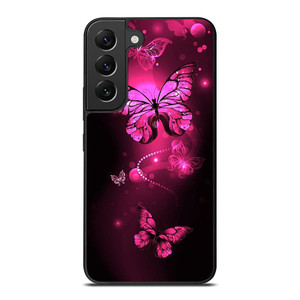 PURPLE BITTERFLY PINK Samsung Galaxy S22 Plus Case
