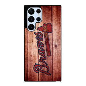 ATLANTA BRAVES BASEBALL WOOD Samsung Galaxy S22 Ultra Case Samsung
