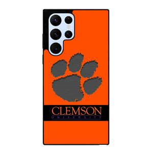 CLEMSON TIGERS UNIVERSITY PAW LOGO Samsung Galaxy S22 Ultra Case Samsung