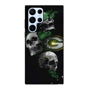 GREEN BAY PACKERS SKULLS AREA Samsung Galaxy S22 Ultra Case Samsung