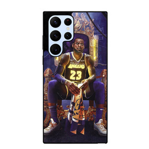 LEBRON JAMES LAKERS KING SITDOWN Samsung Galaxy S22 Ultra Case Samsung