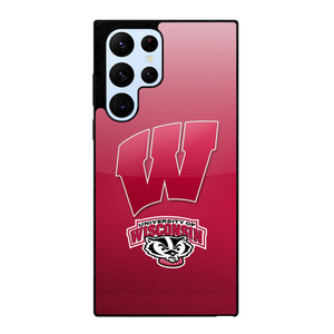 WISCONSIN BADGER LOGO UNIVERSITY FOOTBALL TEAM Samsung Galaxy S22 Ultra Case Samsung