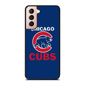 CHICAGO CUBS BLUE RED LOGO BASEBALL Samsung Galaxy S21 Case