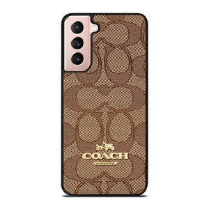 COACH NEW YORK PATTERN BROWN Samsung Galaxy S21 Case COACH NEW YORK PATTERN BROWN Samsung Galaxy S21 Case
