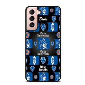 DUKE BLUE DEVILS LOGO BASKETBALL COLLAGE Samsung Galaxy S21 Case