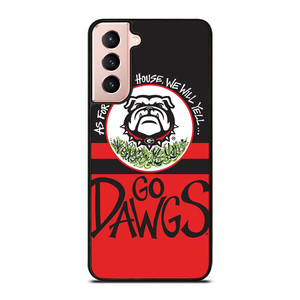 GEORGIA BULLDOGS DAWGS STRIP Samsung Galaxy S21 Case