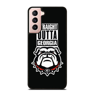GEORGIA BULLDOGS UGA STRAIGHT OUTTA Samsung Galaxy S21 Case