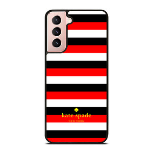 KATE SPADE PATTERN RED BLACK Samsung Galaxy S21 Case KATE SPADE PATTERN RED BLACK Samsung Galaxy S21 Case