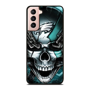 PHILADELPHIA EAGLES SKULL LOGO Samsung Galaxy S21 Case PHILADELPHIA EAGLES SKULL LOGO Samsung Galaxy S21 Case