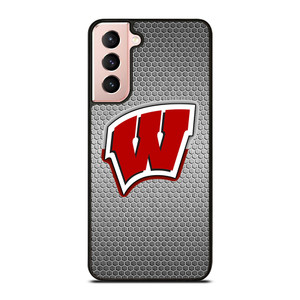 WISCONSIN BADGER EMBLEM Samsung Galaxy S21 Case WISCONSIN BADGER EMBLEM Samsung Galaxy S21 Case