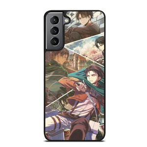 ATTACK ON TITAN LEVI ACKERMAN ANIME Samsung Galaxy S21 Plus Case ATTACK ON TITAN LEVI ACKERMAN ANIME Samsung Galaxy S21 Plus Case