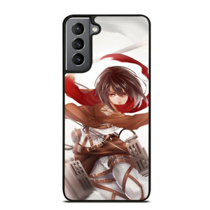 ATTACK ON TITAN MIKASA ACKERMAN ANIME MANGA Samsung Galaxy S21 Plus Case ATTACK ON TITAN MIKASA ACKERMAN ANIME MANGA Samsung Galaxy S21 Plus Case