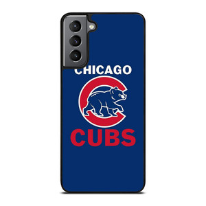 CHICAGO CUBS BLUE RED LOGO BASEBALL Samsung Galaxy S21 Plus Case