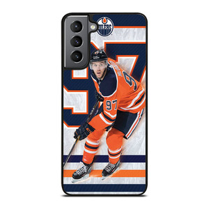 CONNOR MCDAVID EDMONTON OILER HOCKEY Samsung Galaxy S21 Plus Case