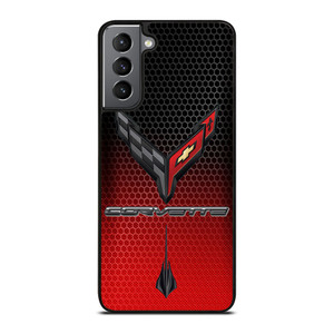 CORVETTE CHEVY STINGRAY LOGO RED Samsung Galaxy S21 Plus Case CORVETTE CHEVY STINGRAY LOGO RED Samsung Galaxy S21 Plus Case
