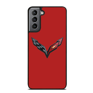 CORVETTE STINGRAY CHEVY RED Samsung Galaxy S21 Plus Case CORVETTE STINGRAY CHEVY RED Samsung Galaxy S21 Plus Case