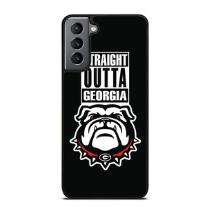 GEORGIA BULLDOGS UGA STRAIGHT OUTTA Samsung Galaxy S21 Plus Case
