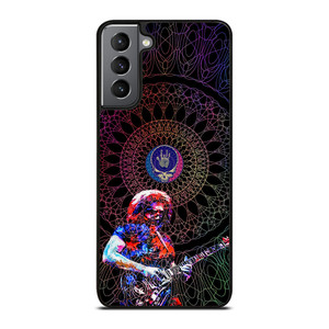 GRATEFUL DEAD JERRY GARCIA GUITAR ART GLASS Samsung Galaxy S21 Plus Case