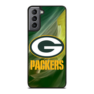 GREEN BAY PACKERS ART FOOTBALL Samsung Galaxy S21 Plus Case
