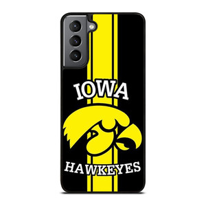 IOWA HAWKEYES STRIPS LOGO FOOTBALL TEAM Samsung Galaxy S21 Plus Case