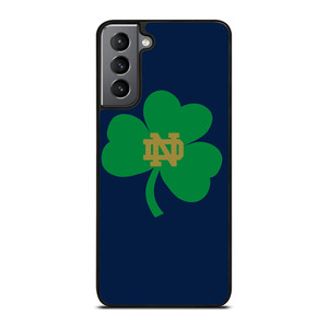 NOTRE DAME FIGHTING IRISH LEAF LOGO Samsung Galaxy S21 Plus Case