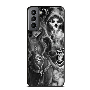 OAKLAND RAIDERS FOOTBALL HAUNTED Samsung Galaxy S21 Plus Case