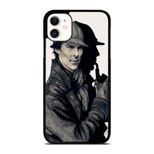 SHERLOCK HOLMES ART iPhone 11 Case SHERLOCK HOLMES ART iPhone 11 Case