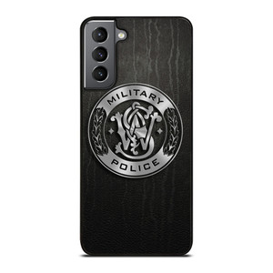SMITH AND WESSON MILITARY POLICE METAL LOGO Samsung Galaxy S21 Plus Case