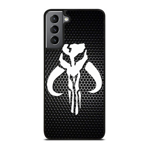 STAR WARS MANDALORIAN LOGO CARBON Samsung Galaxy S21 Plus Case