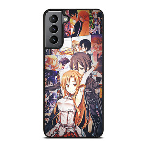 SWORD ART ONLINE KIRITO AND ASUNA LOVE Samsung Galaxy S21 Plus Case