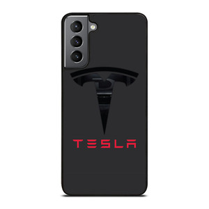 TESLA MOTORS BLACK ICON Samsung Galaxy S21 Plus Case