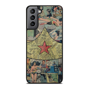 WONDER WOMAN COLLAGE Samsung Galaxy S21 Plus Case