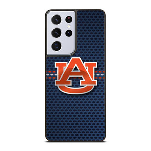AUBURN TIGERS FOOTBALL CARBON BLUE LOGO Samsung Galaxy S21 Ultra Case
