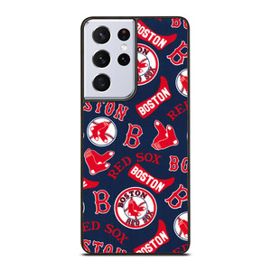 BOSTON RED SOX BASEBALL TEAM LOGO Samsung Galaxy S21 Ultra Case