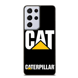 CAT CATERPILLAR BLACK LOGO Samsung Galaxy S21 Ultra Case
