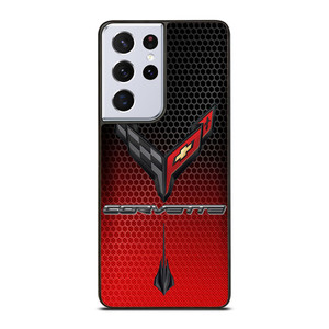 CORVETTE CHEVY STINGRAY LOGO RED Samsung Galaxy S21 Ultra Case CORVETTE CHEVY STINGRAY LOGO RED Samsung Galaxy S21 Ultra Case