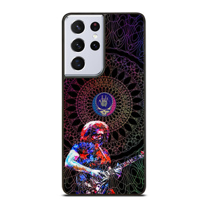 GRATEFUL DEAD JERRY GARCIA GUITAR ART GLASS Samsung Galaxy S21 Ultra Case GRATEFUL DEAD JERRY GARCIA GUITAR ART GLASS Samsung Galaxy S21 Ultra Case