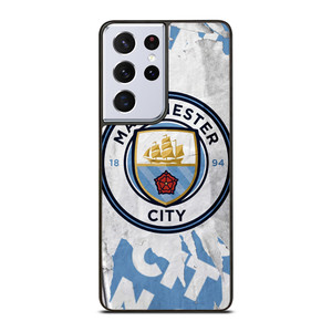 MANCHESTER CITY FOOTBALL ART LOGO Samsung Galaxy S21 Ultra Case
