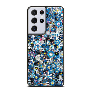 TAKASHI MURAKAMI FLOWERS BLUE Samsung Galaxy S21 Ultra Case TAKASHI MURAKAMI FLOWERS BLUE Samsung Galaxy S21 Ultra Case