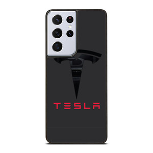 TESLA MOTORS BLACK ICON Samsung Galaxy S21 Ultra Case