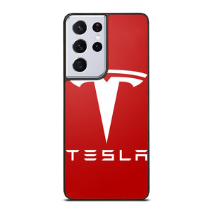 TESLA MOTORS RED LOGO Samsung Galaxy S21 Ultra Case